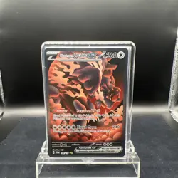 Pokemon TCG Prismatic Evolutions Bloodmoon Ursaluna EX Full Art SAR Card 168/131 - Image 1