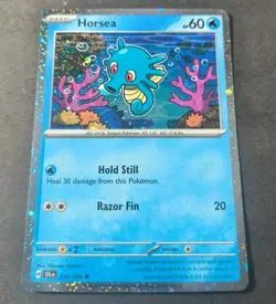 Pokemon Shrouded Fable Horsea Cosmos Holo Promo Card 010/064 NM - Image 1