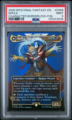 Kefka, Court Mage FOIL 398 PSA 9 MINT (MTG Final Fantasy 2025) - Image 1