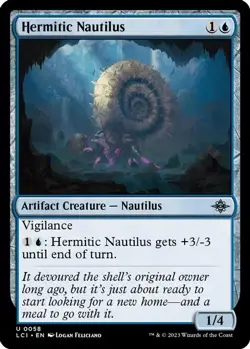 4x Magic: The Gathering Hermitic Nautilus 58 Uncommon Regular NM LCI - Image 1