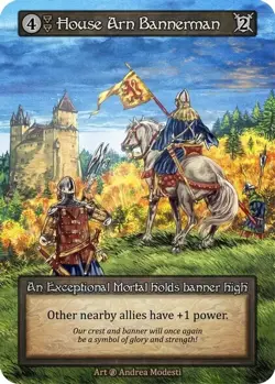 3x Sorcery: Contested Realm Beta House Arn Bannerman Exceptional Regular NM - Image 1