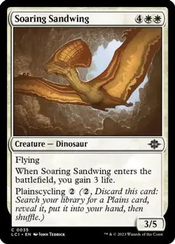 4x Magic: The Gathering Soaring Sandwing 35 Common Regular NM LCI - Image 1