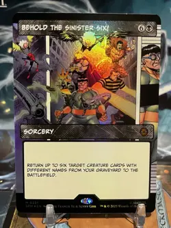 MTG | Behold the Sinister Six! (0221 - Borderless) ✨FOIL✨ [Spiderman] - Image 1