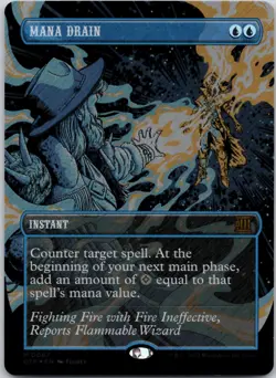 Mana Drain (Textured Foil) 67 OTP NM FOIL MTG - Image 1