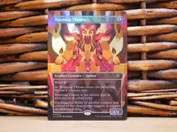 MTG Roaming Throne 0344 | FOIL BORDERLESS | NM Near Mint | Ixalan | 2023 - Image 1