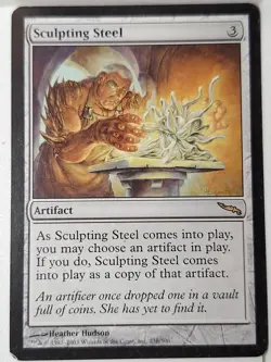 Sculpting Steel - Mirrodin - Magic the Gathering MTG Nice! - Image 1
