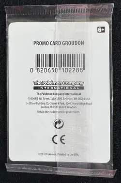 Groudon 81/186 Celestial Storm Legendary Pokemon Stamped Promo Sealed - Image 2