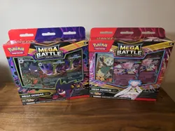 Pokemon Sealed Mega Battle Deck Gengar & Diancie ex Set (2 Boxes Total) - Image 1