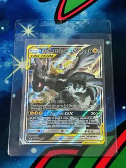 Pokemon Pikachu Zekrom GX SM168 Alt Art Tag Team Black Star Promo Fresh off box - Image 4