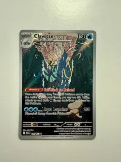 Clawitzer 141/132 - Illustration Rare Pokemon TCG Mega Evolution - NM - Image 1