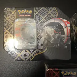 Pokemon TCG Paldean Fates Set of 3 Tins: Charizard, Iron Treads, Great Tusk 🔥 - Image 3