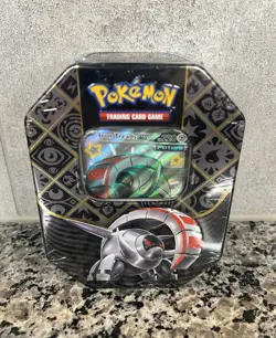 Pokemon Iron Treads EX Tin Paldean Fates Sealed - Image 1