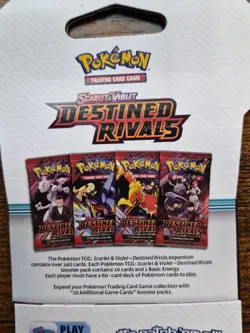Pokemon Destined Rivals Sleeved Booster Pack LOT of 8 Sealed Packs 167154_0 - Image 3
