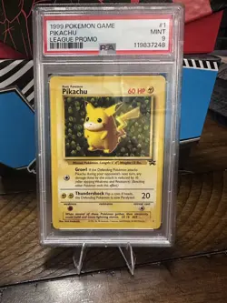 1999 Pokemon League Promo #1 - "Ivy" Pikachu - MINT - PSA 9! - Image 1
