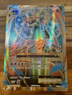 Mega M Charizard EX 2016 XY Evolutions 101/108 Holo Full Art Pokemon TCG NM - Image 1