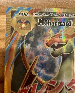 Mega M Charizard EX 2016 XY Evolutions 101/108 Holo Full Art Pokemon TCG NM - Image 2
