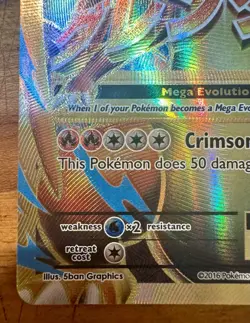 Mega M Charizard EX 2016 XY Evolutions 101/108 Holo Full Art Pokemon TCG NM - Image 4