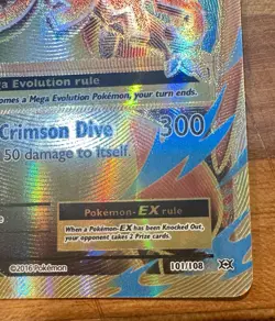 Mega M Charizard EX 2016 XY Evolutions 101/108 Holo Full Art Pokemon TCG NM - Image 5