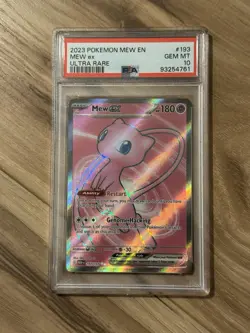 2023 POKEMON MEW EN-151 ULTRA RARE #193 MEW EX PSA 10 - Image 1