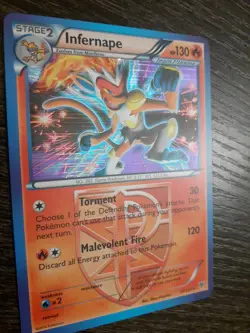 Pokemon TCG Infernape Plasma Storm 17/135 Holo Rare 2012 - Image 2