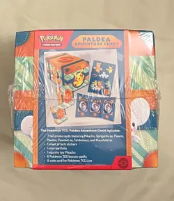 Pokemon TCG: Paldea Adventure Chest NEW/SEALED Pikachu 088 Promo - Image 4