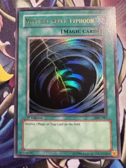 1 X Yu-Gi-Oh! Mystical Space Typhoon - MRL-047 - 1st Ed. - Ultra Rare - VLP!! - Image 2