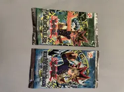 Yugioh Booster Pack Lot Of Two 1 Magic Ruler 1 Blue Eyes White Dragon Unlimited - Image 1