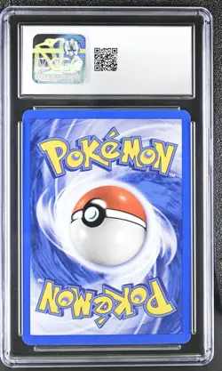 CGC 9 MINT Ampharos 2001 Neo Revelation 1/64 "Double" Holo SWIRL Pokemon Card - Image 2