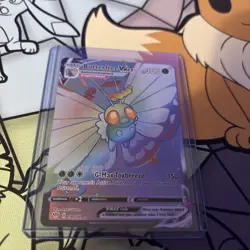 Pokemon TCG Butterfree VMAX Darkness Ablaze Card 190/189 Secret Rare Holo - Image 1