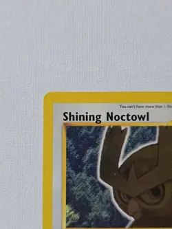 Pokemon TCG Neo Destiny Shining Noctowl Holo Rare Card 110/105 - Image 3