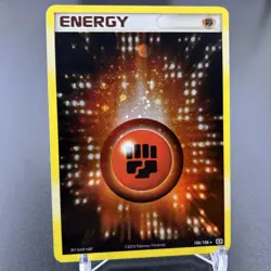 Pokemon TCG/CCG Card - Fighting Energy - 106/106 - Ex Emerald - SWIRL HOLO RARE - Image 1