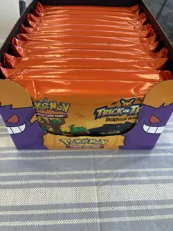 Pokemon Trick or Trade Booster Bundle 2024-35 Mini Packs 3 Cards Whole Case - Image 1