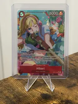 One Piece TCG Hibari SR Alt Art OP11-010 A Fist of Divine Speed Near MINT card - Image 1