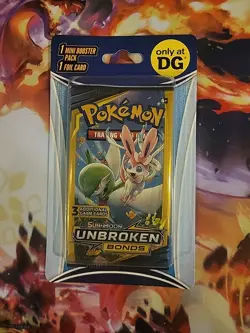 Pokemon DG Mini Blisters sealed - SUN & MOON Unbroken Bonds 3 CARDS Per Pack - Image 1