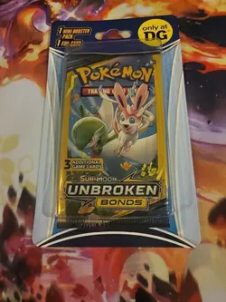 Pokemon DG Mini Blisters sealed - SUN & MOON Unbroken Bonds 3 CARDS Per Pack - Image 2