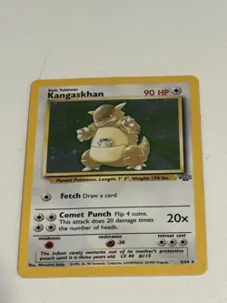 Kangaskhan Holo Base Set 7/102- Pokemon Card - Excellent/Lightly Played-Ungraded - Image 1