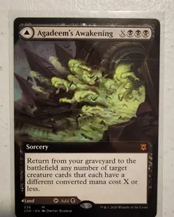 MTG English Extended Art Agadeem's Awakening / Agadeem, the Undercrypt NM - Image 1