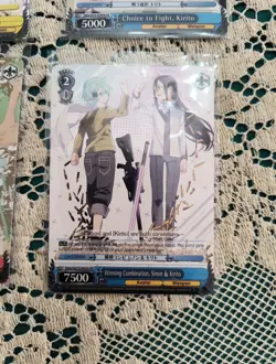 Sword Art Online Weiss Schwartz Lot Of 4 Promo Cards - Image 2
