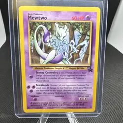 Pokemon Card Mewtwo Black Star Promo 12 Near Mint - Image 1