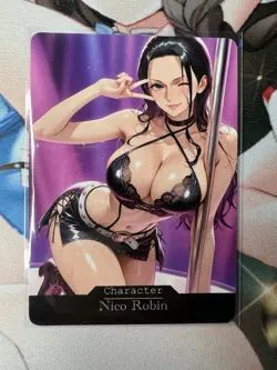 Nico Robin One Piece Goddess Story Waifu Anime Custom Card - Image 1