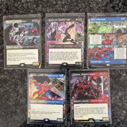 Magic: The Gathering Spider-Man Holo Rare Bundle. 5 Cards - Image 1