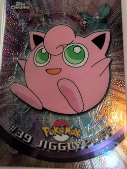 Jigglypuff #39 Topps Chrome 2000 TV Series Pokemon TCG Card NM - Image 1