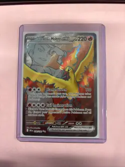 Team Rocket's Moltres EX 208/182 Destined Rivals Ultra Rare Pokemon Tcg Card - Image 1