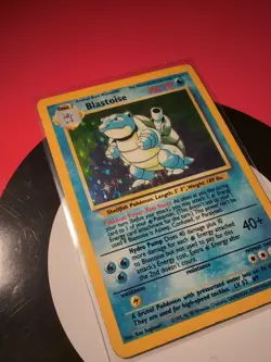 Pokemon TCG Blastoise Holo Unlimited Rare Card Base Set 2/102 - Image 2