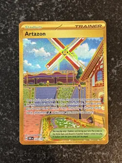 Pokemon TCG Card - ARTAZON 229/197 Obsidian Flames - SECRET RARE FULL ART - NM - Image 1