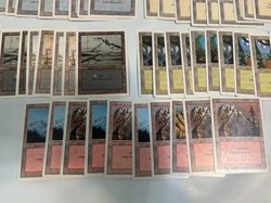 MTG REVISED Edition (1994) 50 BASIC LAND cards LOT - Magic the Gathering - Image 4