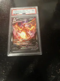 Pokemon Charizard VMAX TCG Sword & Shield SWSH261 Holo Promo Card PSA 9 - Image 1