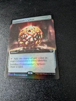 Commander's Sphere - FOIL EXTENDED ART - MTG Commander Legends - NM - Image 1