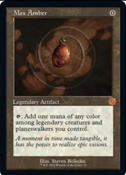 Mox Amber (Retro) The Brothers' War Retro Artifacts - Near Mint - Image 2