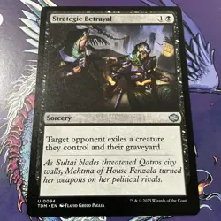 Strategic Betrayal - (Near Mint NM) MTG Magic - Tarkir: Dragonstorm Regular - Image 1